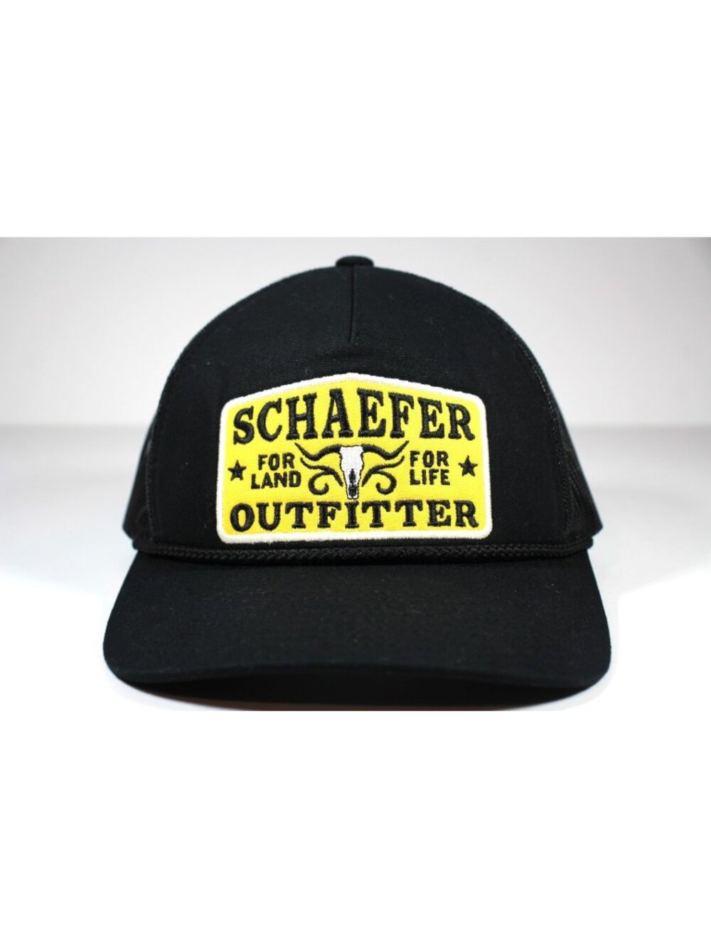 Schaefer Outfitter Spell Out Cowboy Rodeo Trucker Hat C1324